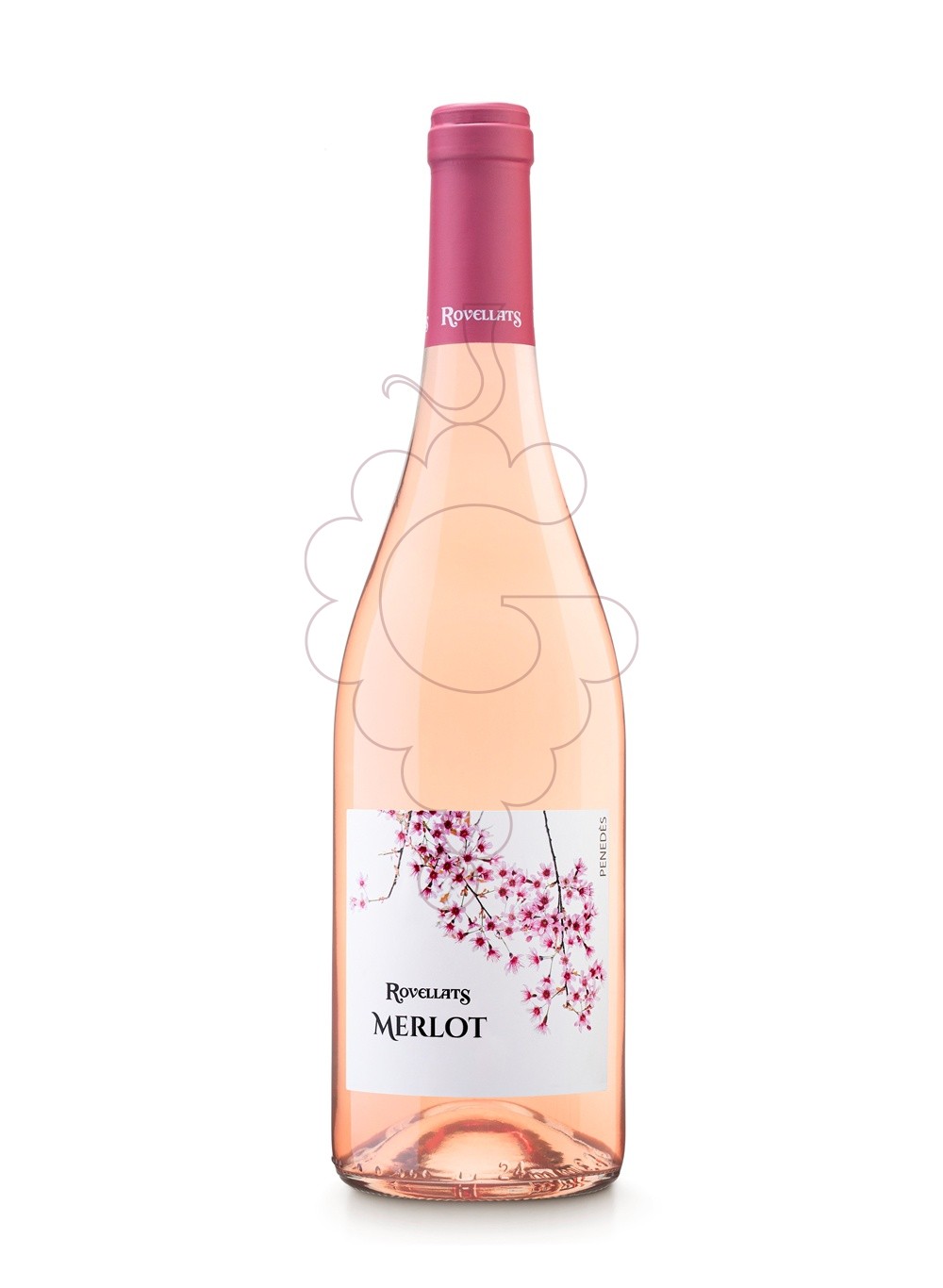 Photo Rovellats Rosé Merlot vin rosé