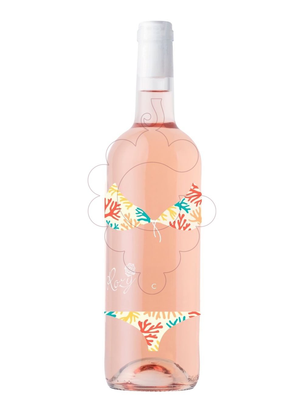 Photo Rozy Dom Brial Magnum vin rosé