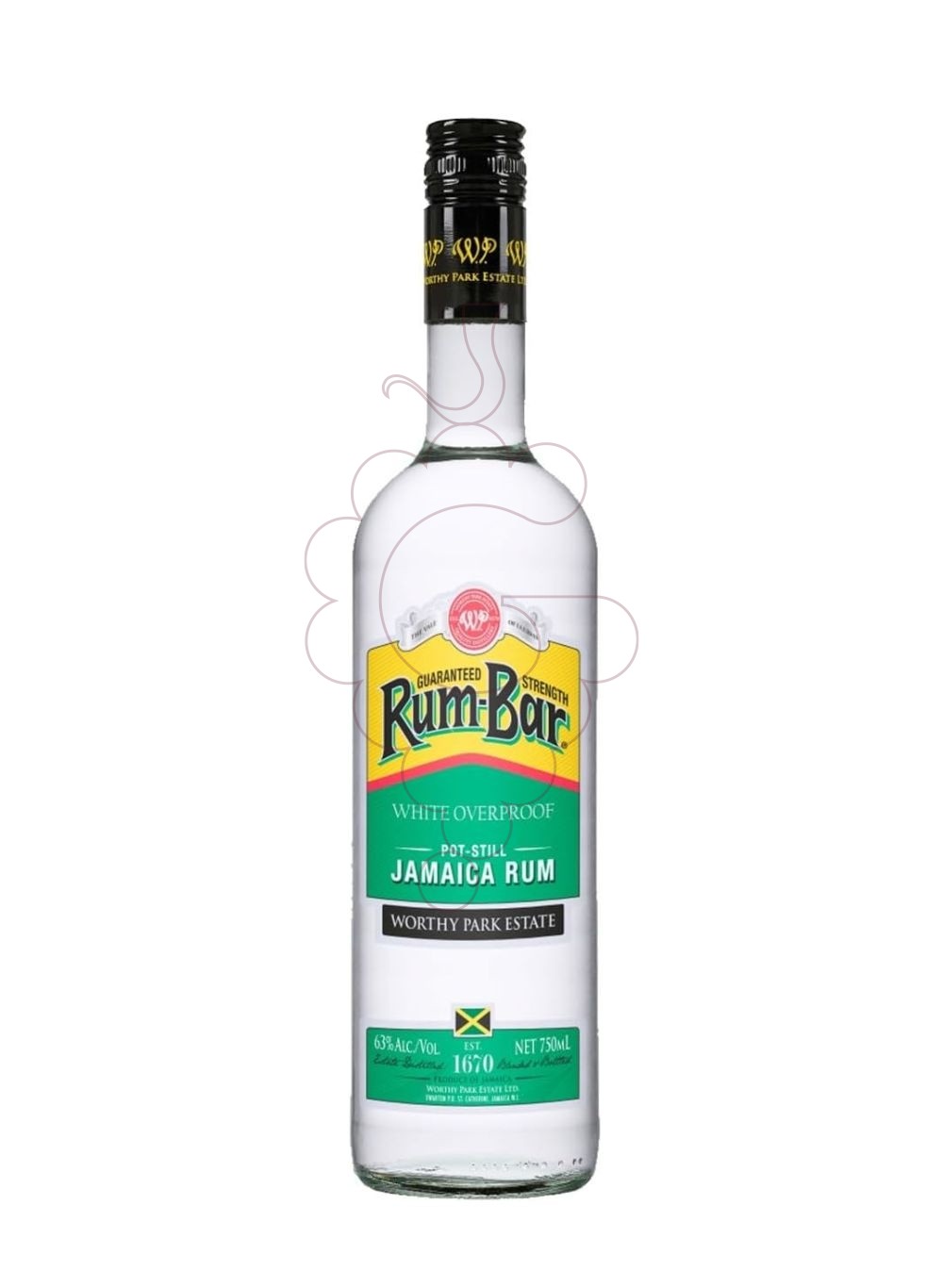Photo Rhum Rum bar white overproof jamaic