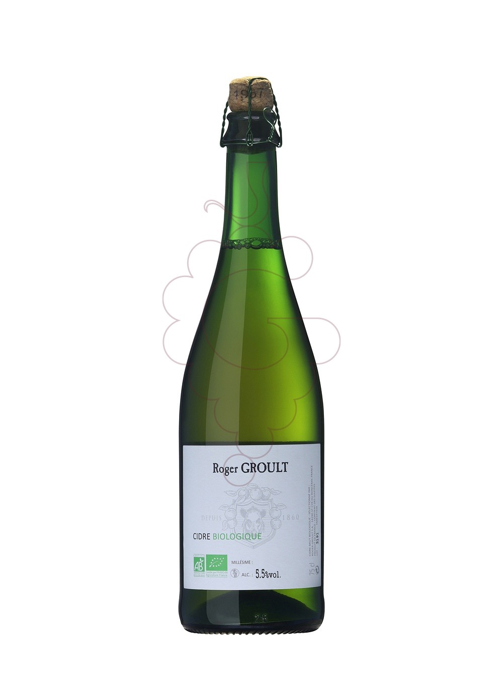 Photo Cidre Sidra roger groult bio 75 cl