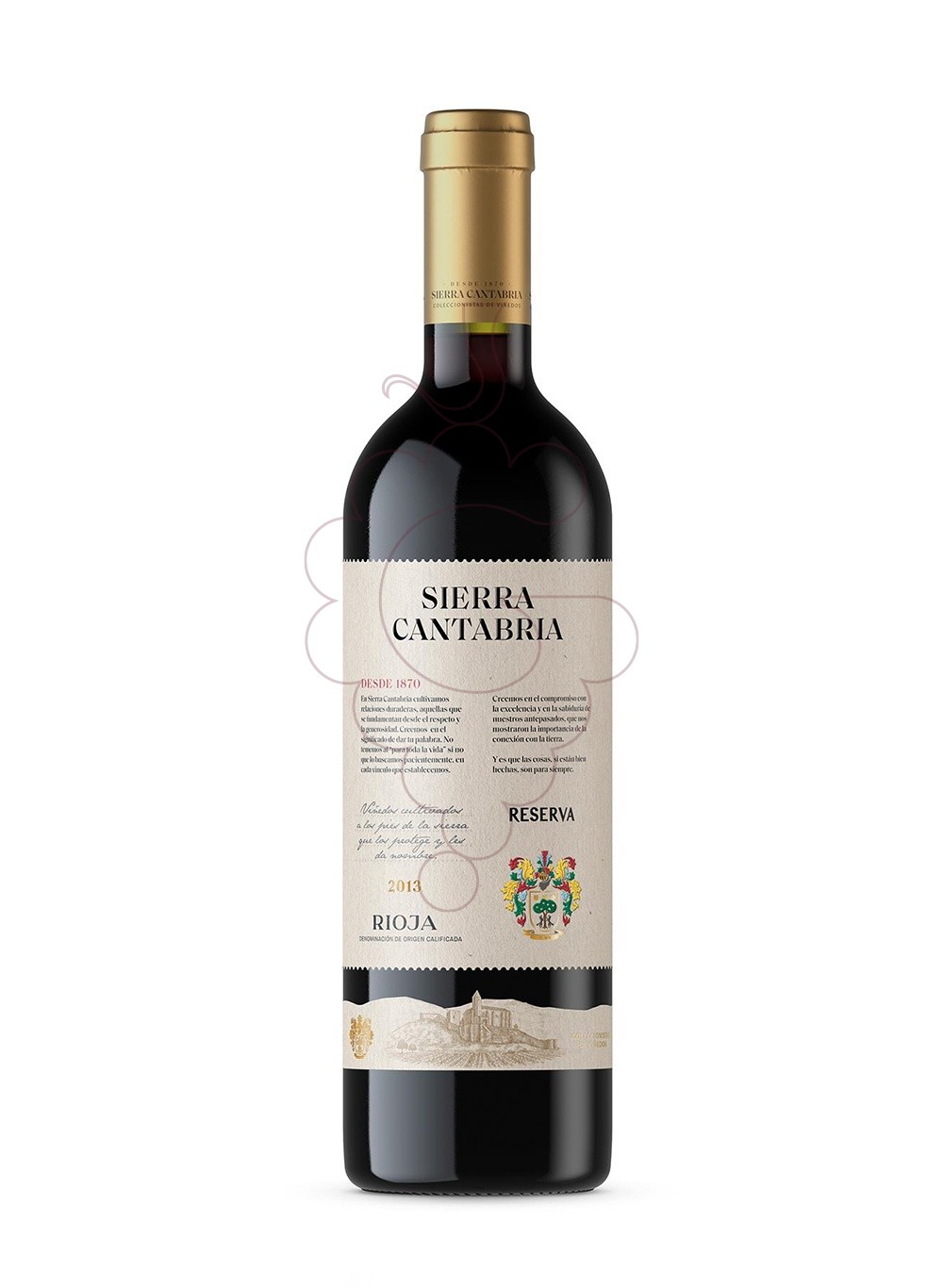 Photo Sierra Cantabria Reserva Magnum vin rouge