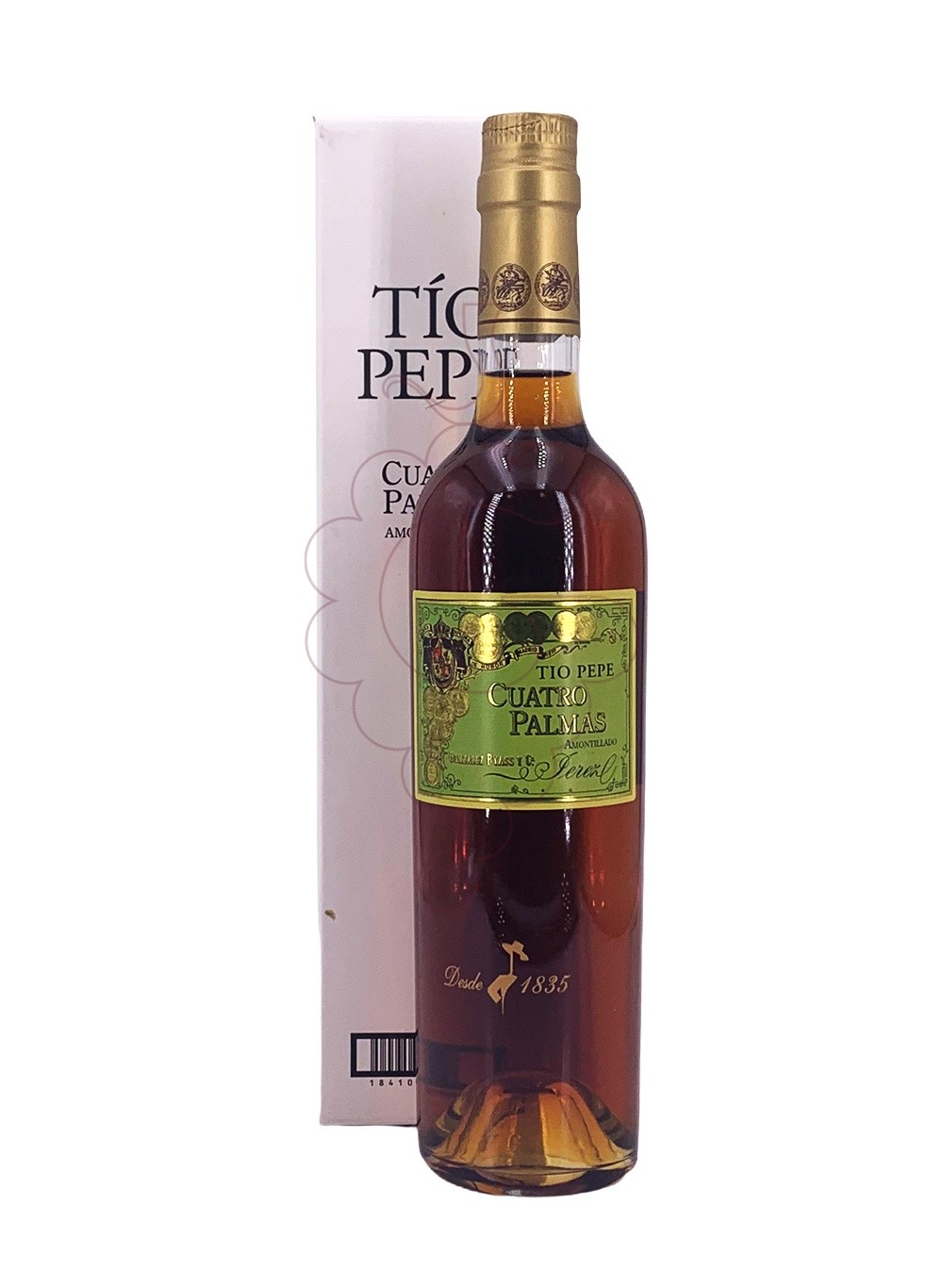 Photo Tio Pepe Amontillado cuatro Palmas vin généreux
