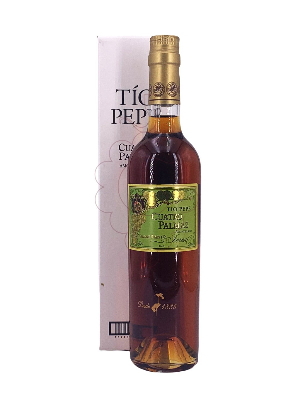 Photo Tio Pepe Amontillado cuatro Palmas vin généreux