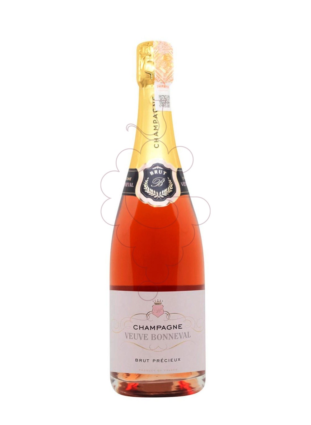Photo Veuve bonnebal brut rose preci vin mousseux