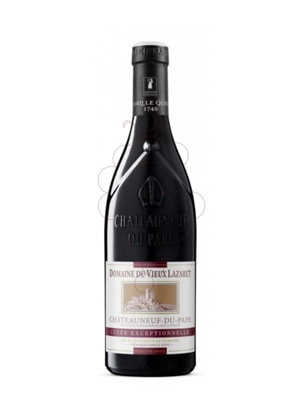 Photo Domaine du Vieux Lazaret Chateauneuf du Pape vin rouge