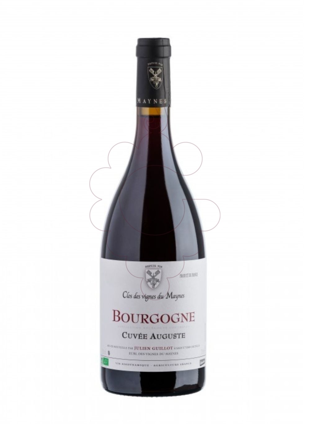 Photo Vignes du Maynes Bourgogne Cuvée Auguste vin rouge