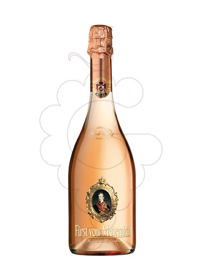 Photo Furst Von Metternich Rose Sekt vin mousseux