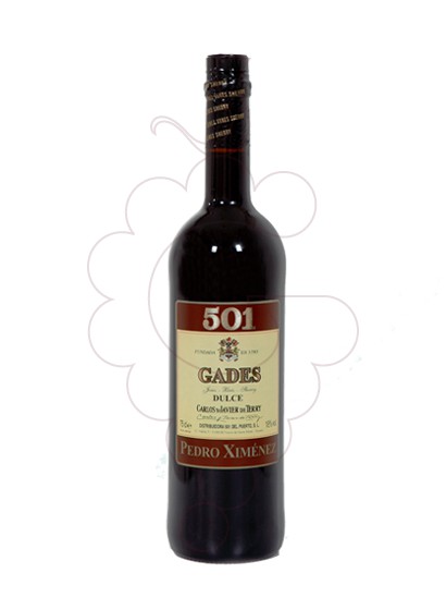 Photo Gades 501 Pedro Ximenez  vin généreux