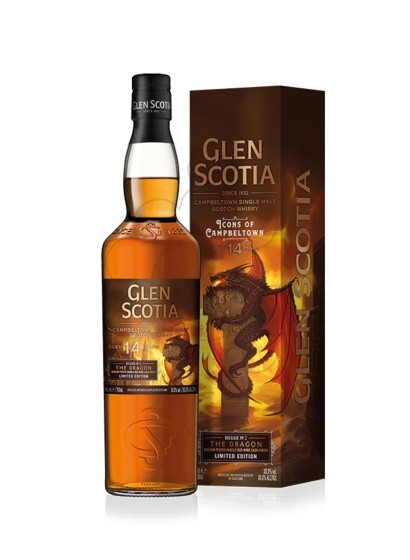 Photo Whisky Glen Scotia Medium Peated Barolo Red Wine Cask 14 Ans