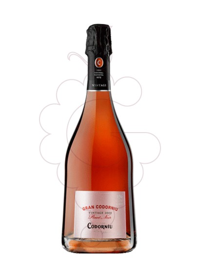 Photo Gran Codorniu Pinot Noir Rose vin mousseux