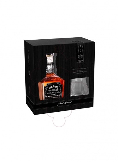 Photo Whisky Jack Daniels Single Barrel Pack (1 u + verre)