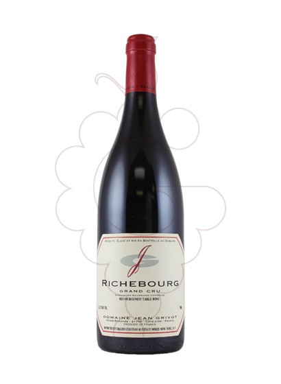 Photo Jean Grivot Richebourg Grand Cru vin rouge