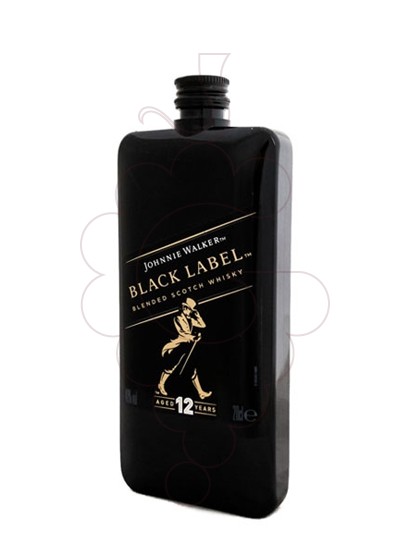 Photo Whisky Johnnie Walker Black Plastic Flask