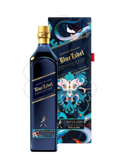 Photo Whisky Johnnie walker blue james jean