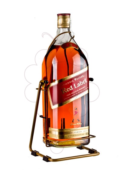 Photo Whisky Johnnie Walker Red Label avec Support
