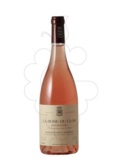 Photo La Rose du Clos Lambrays vin rosé