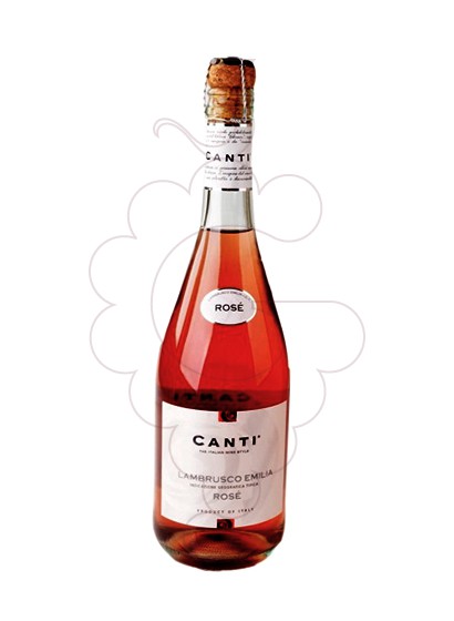 Photo Lambrusco Canti Rosat vin mousseux