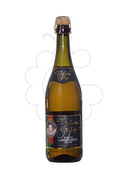 Photo Lambrusco Violetta de Giorgi Bianco Dolce vin mousseux