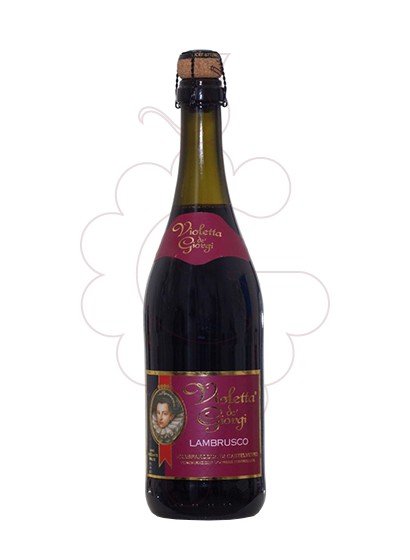 Photo Lambrusco Violetta de Giorgi Rosso Dolce vin mousseux