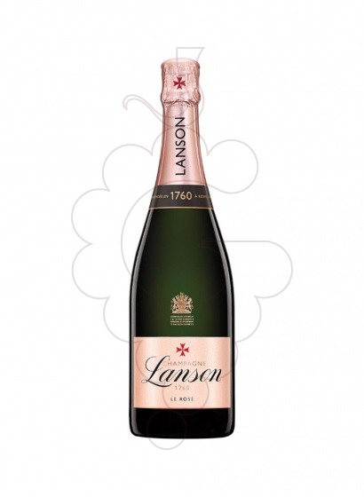 Photo Lanson Brut Rose vin mousseux