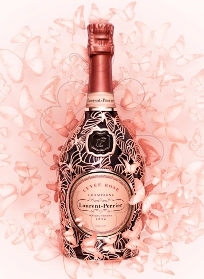 Photo Laurent Perrier Cuvée Rosé Papillon Ed. vin mousseux