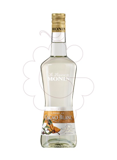 Photo Liqueur Licor Monin Creme Cacao Blanc