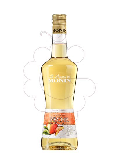 Photo Liqueur Licor Monin Creme Peche