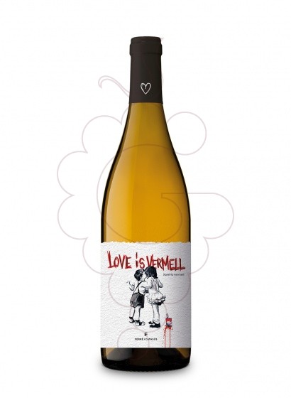 Photo Love is Vermell vin blanc