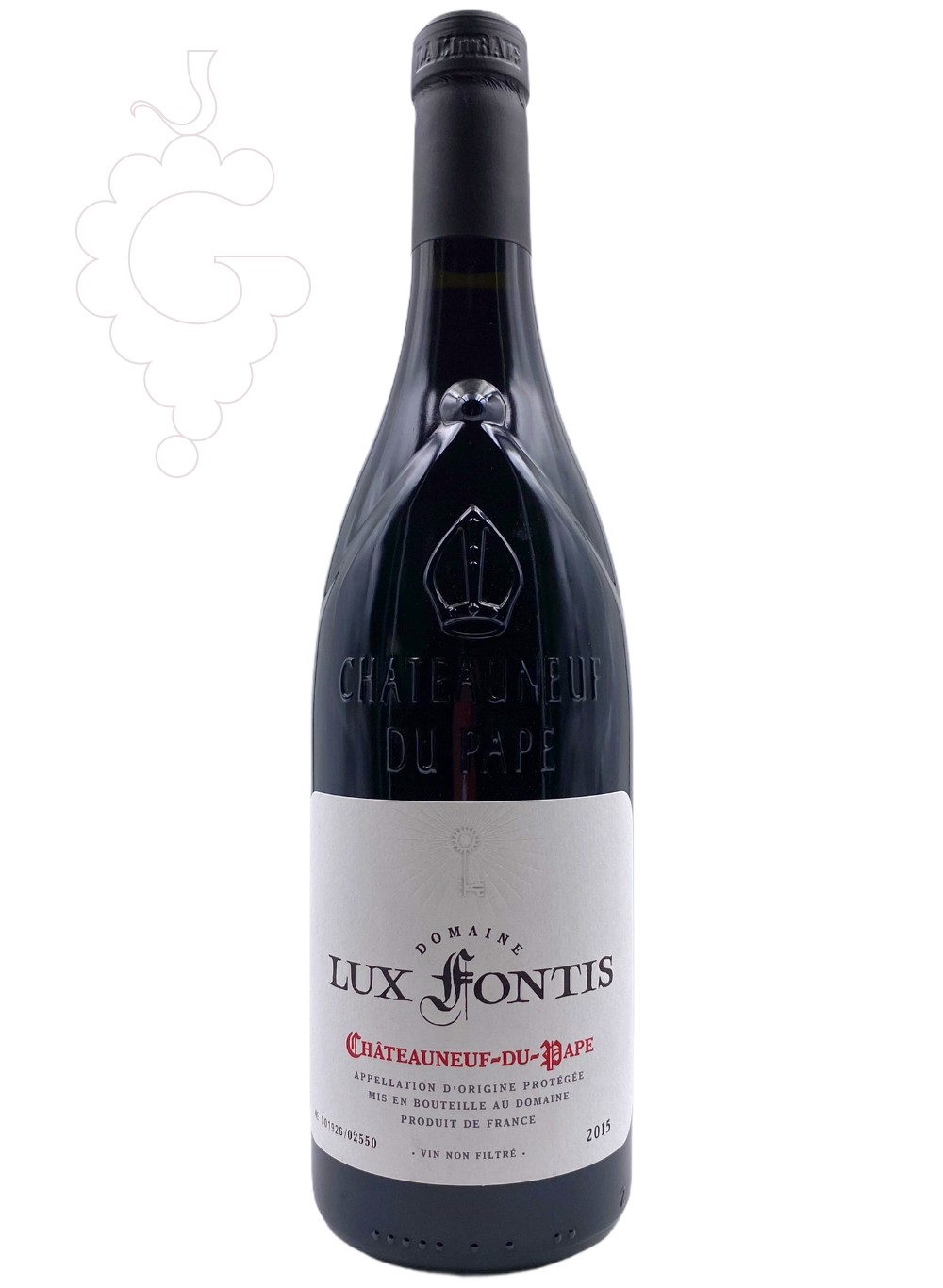 Photo Lux Fontis Chateneuf-du-Pape vin rouge