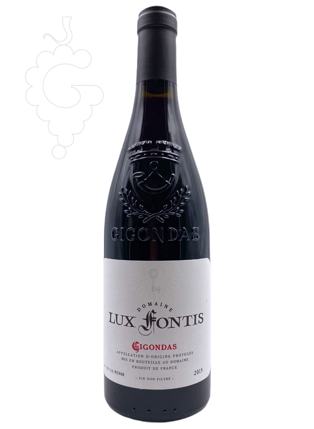 Photo Lux Fontis Gigondas vin rouge