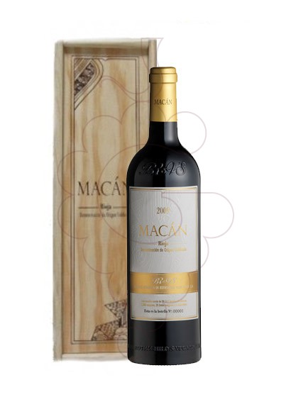 Photo Macán Magnum vin rouge