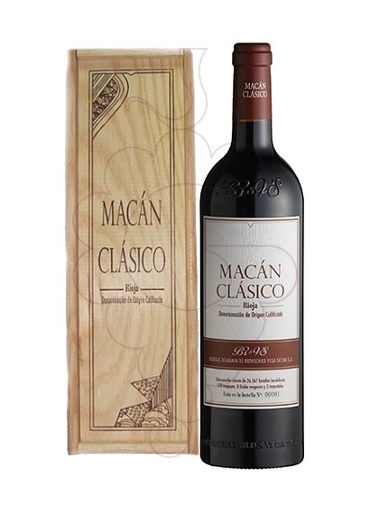 Photo Macán Clásico Magnum vin rouge