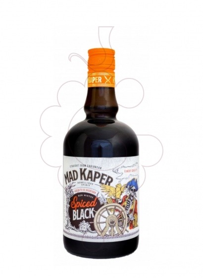 Photo Rhum Mad kaper spiced black rum 70