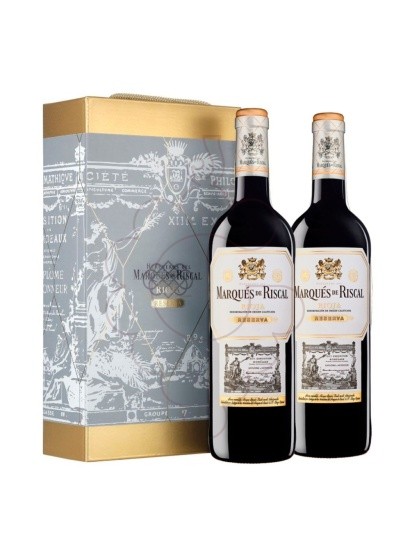 Photo Coffrets cadeaux Marqués de Riscal Reserva Pack 2 u