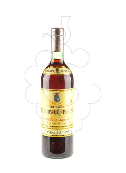 Photo Martinez Lacuesta Reserva Especial 1970 vin rouge