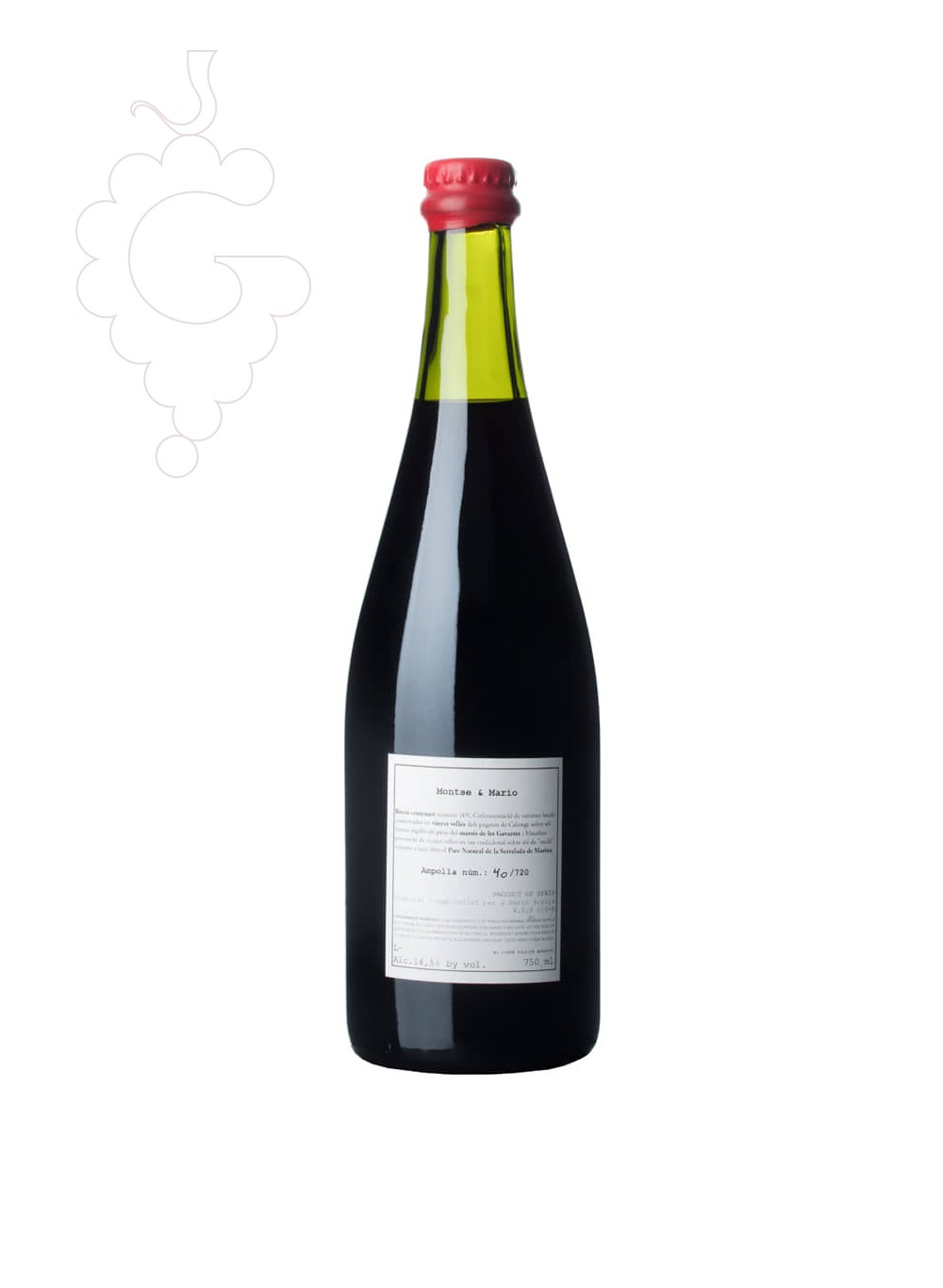 Photo Mas Molla Montse & Mario vin rouge