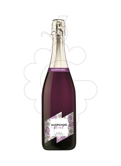 Photo Maspujadó Brut Nature Rosat vin mousseux