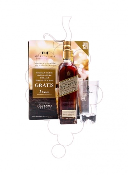 PhotoJohnnie Walker Gold Pack (1 u + 2 verres)