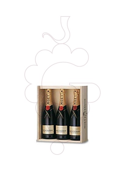 Photo Coffrets cadeaux Moet & Chandon Brut I. (Pack Fusta 3 u)