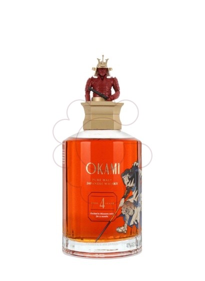 Photo Whisky Okami 4 anys pure malt japones