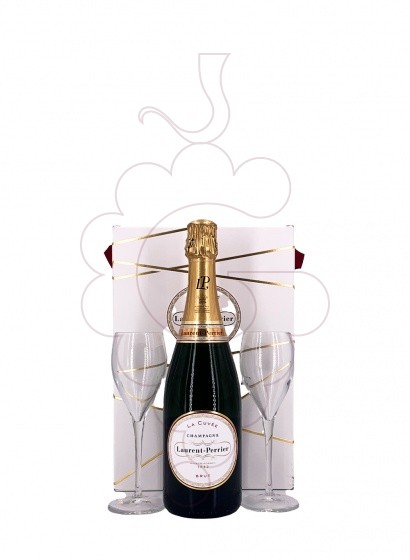 Photo Cajas regalo Laurent Perrier Brut Pack (1 u + 2 copes)