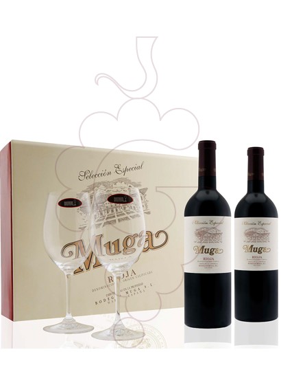 Photo Coffrets cadeaux Muga Reserva Selección Pack (2 u + 2 verres)