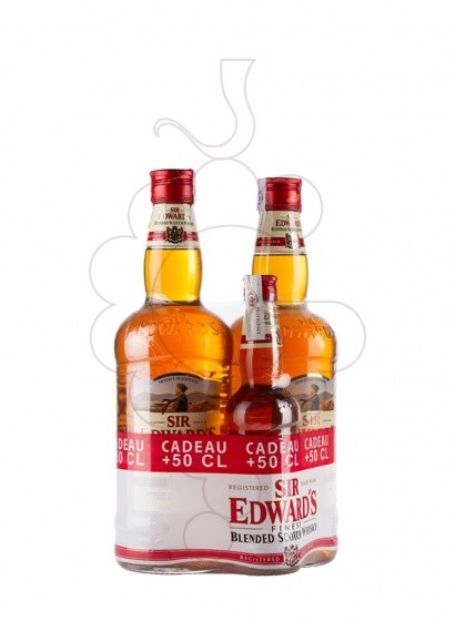 Photo Whisky Pack 2 Sir Edward's 2LT+1 Sir Edward's 50cl