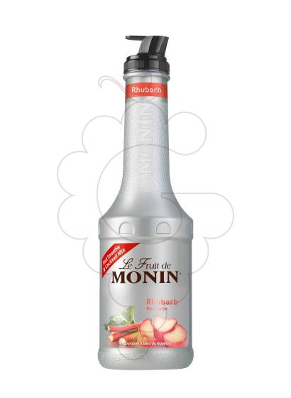 Photo Sirops Monin Puré Rhubarb (s/alcohol)