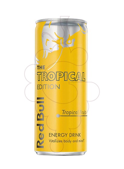 Photo Boissons fraîches Red Bull Tropical