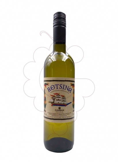 Photo Cambas Retsina vin blanc