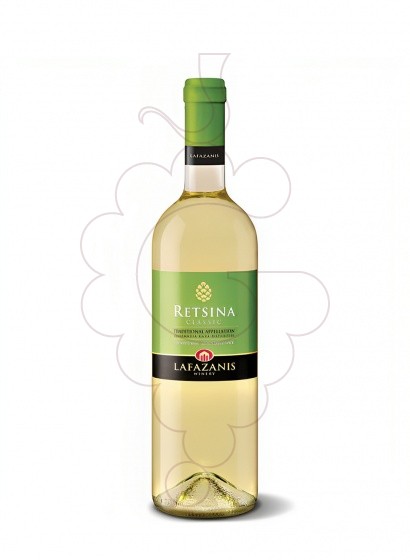 Photo Retsina lafazanis blanc 75 cl vin blanc