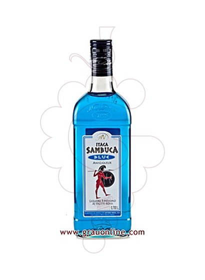 Photo Liqueur Sambuca Itaca Blue