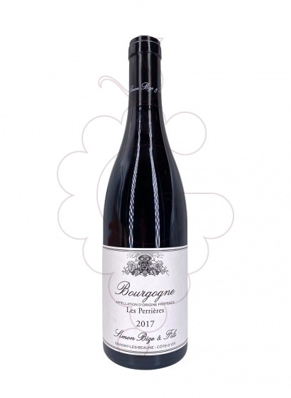 Photo Simon Bize Bourgogne Les Perrières vin rouge