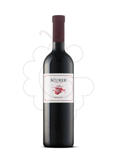 Photo Scurek Merlot vin rouge
